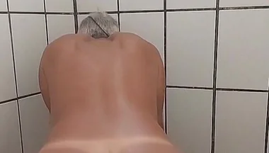 Ladysilva Doing Live Tea Naked in the Bathroom Showing off Her Hot Tanned Ass and Cumming