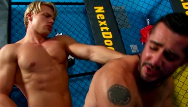 Dean Monroe And Brady Jensen - Muscular Threeway In The Gym