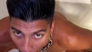 Throatfucking, Pounding & Pissing On Sub Fag